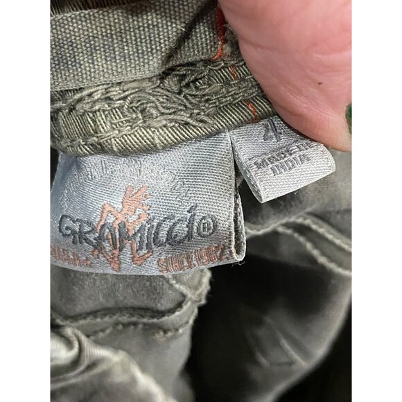 Gramicci Womens Olive Green Knee-Length Skirt With Belt 98% Cotton & 2% Spandex - Picture 4 of 6